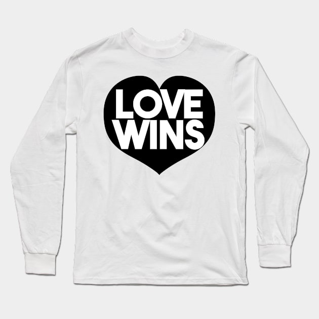 Love Wins Long Sleeve T-Shirt by GoldenGear